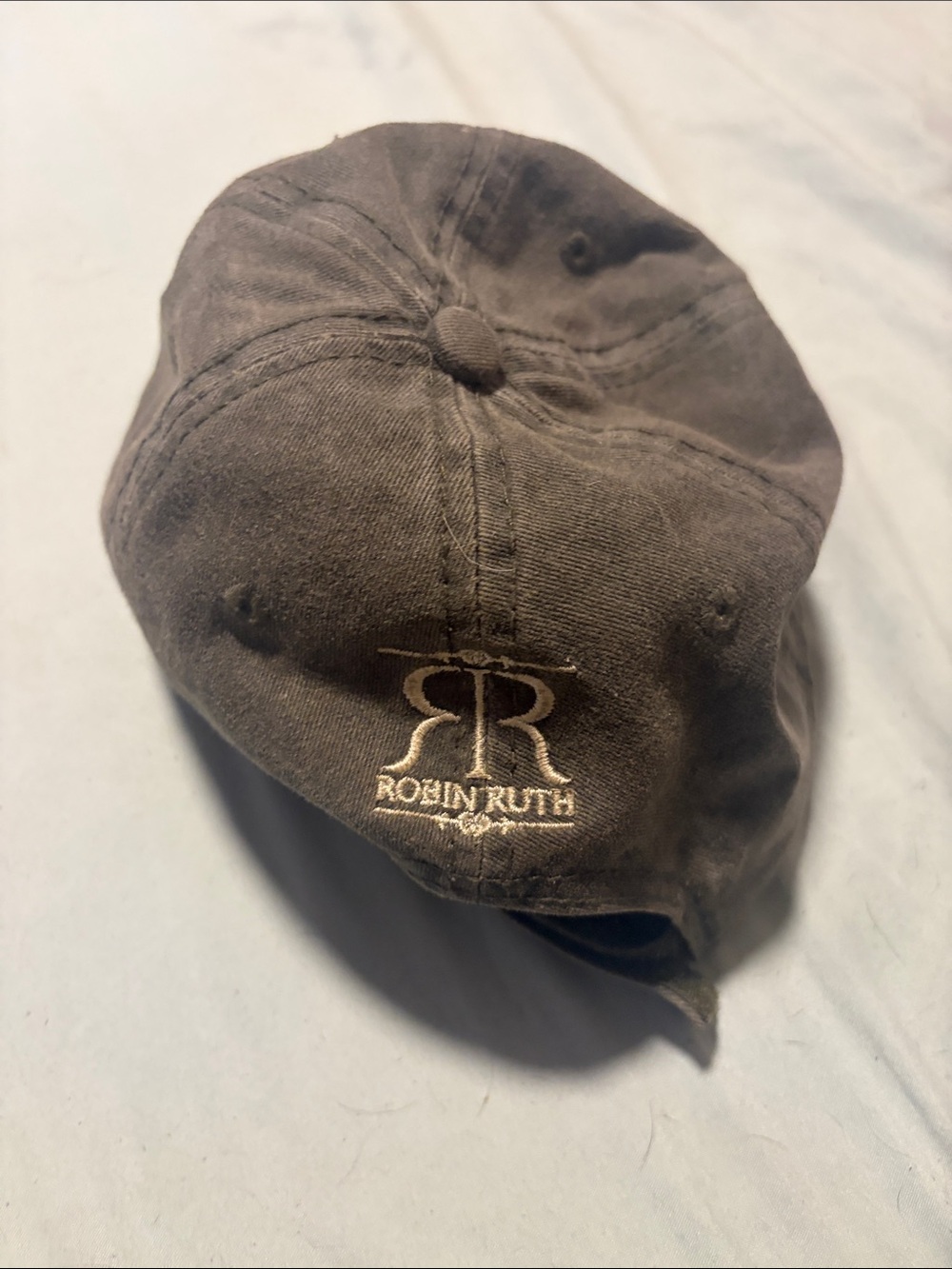 Robin Ruth Brown Embroidered Logo Baseball Cap - Picture 2 of 2